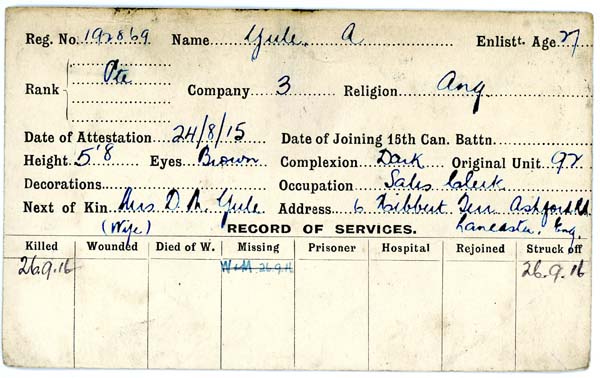 Service Record