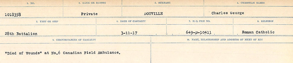 Circumstances of death registers