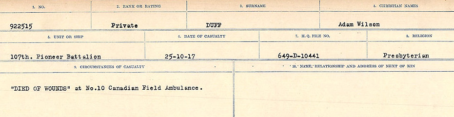 Circumstances of death registers