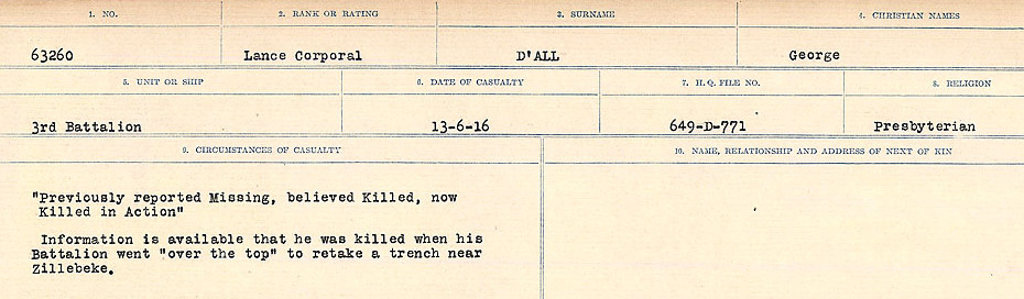 Circumstances of death registers