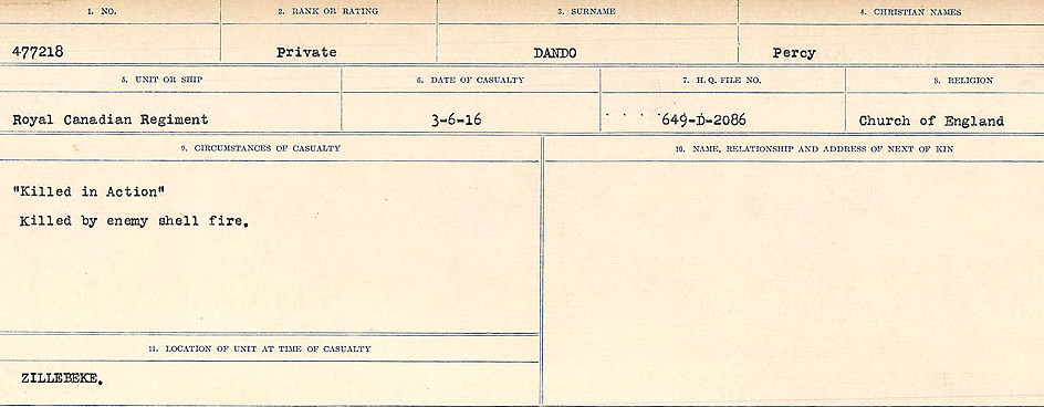 Circumstances of death registers
