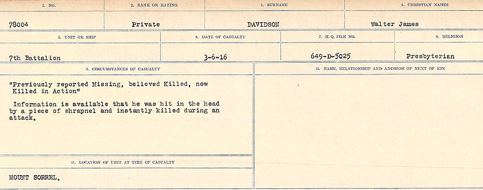 Circumstances of death registers