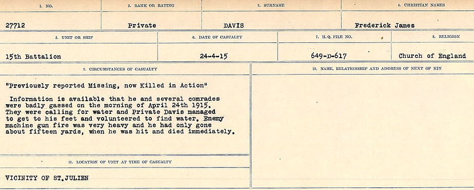 Circumstances of death registers