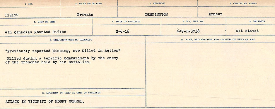 Circumstances of death registers