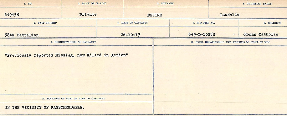 Circumstances of death registers