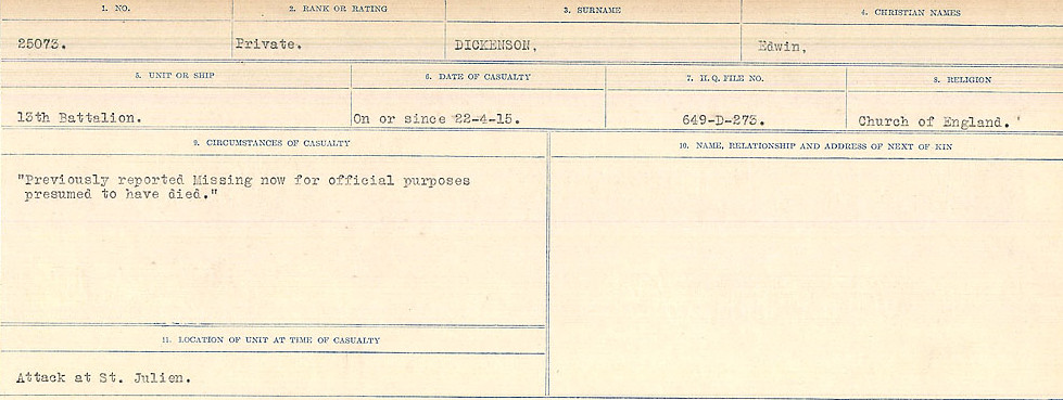 Circumstances of death registers