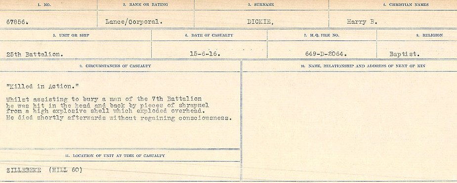 Circumstances of death registers