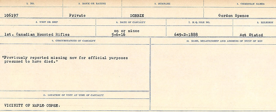Circumstances of death registers
