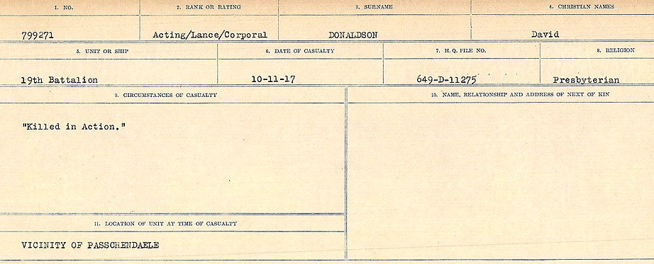 Circumstances of death registers