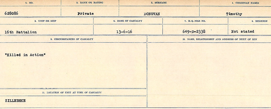 Circumstances of death registers