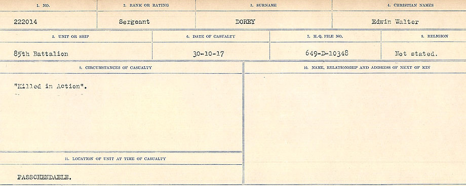 Circumstances of death registers