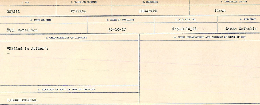 Circumstances of death registers