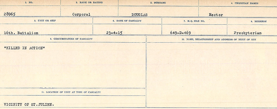 Circumstances of death registers