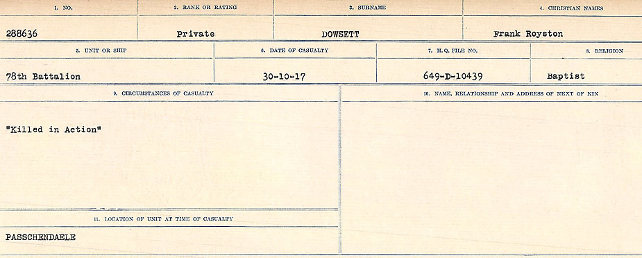 Circumstances of death registers