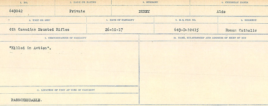 Circumstances of death registers