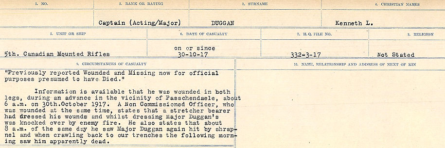 Circumstances of death registers