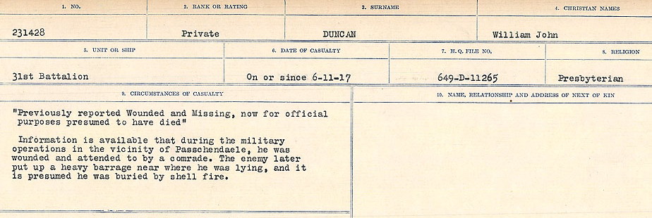 Circumstances of death registers