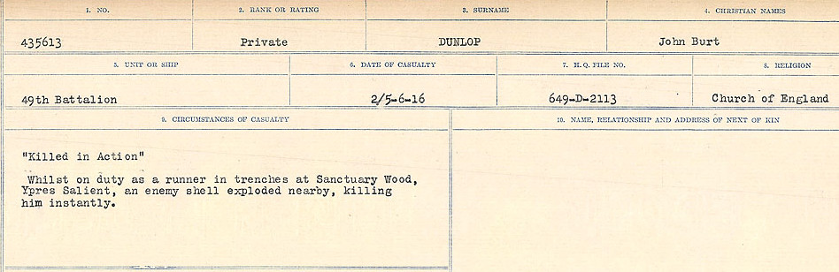 Circumstances of death registers