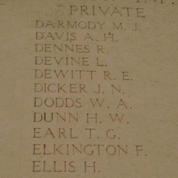 Inscription on Menin Gate Memorial
