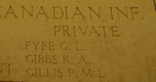 Inscription on Menin Gate Memorial