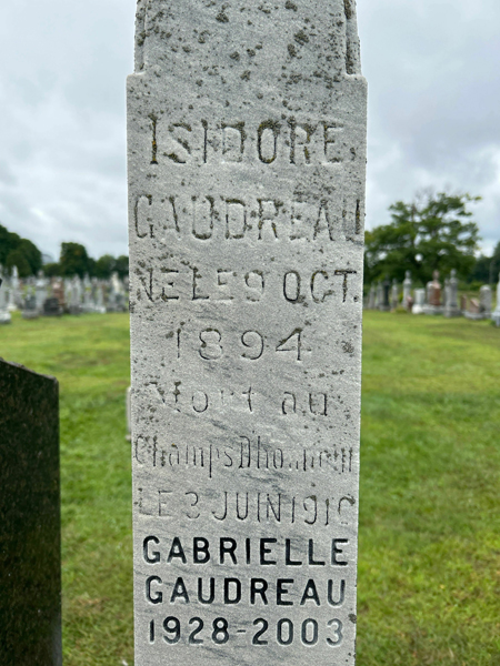 Grave marker