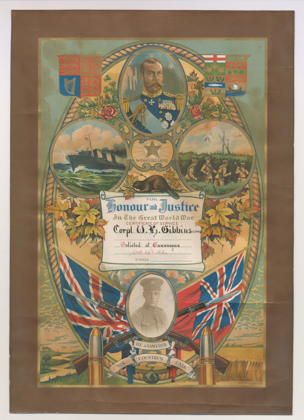 Certificate of service