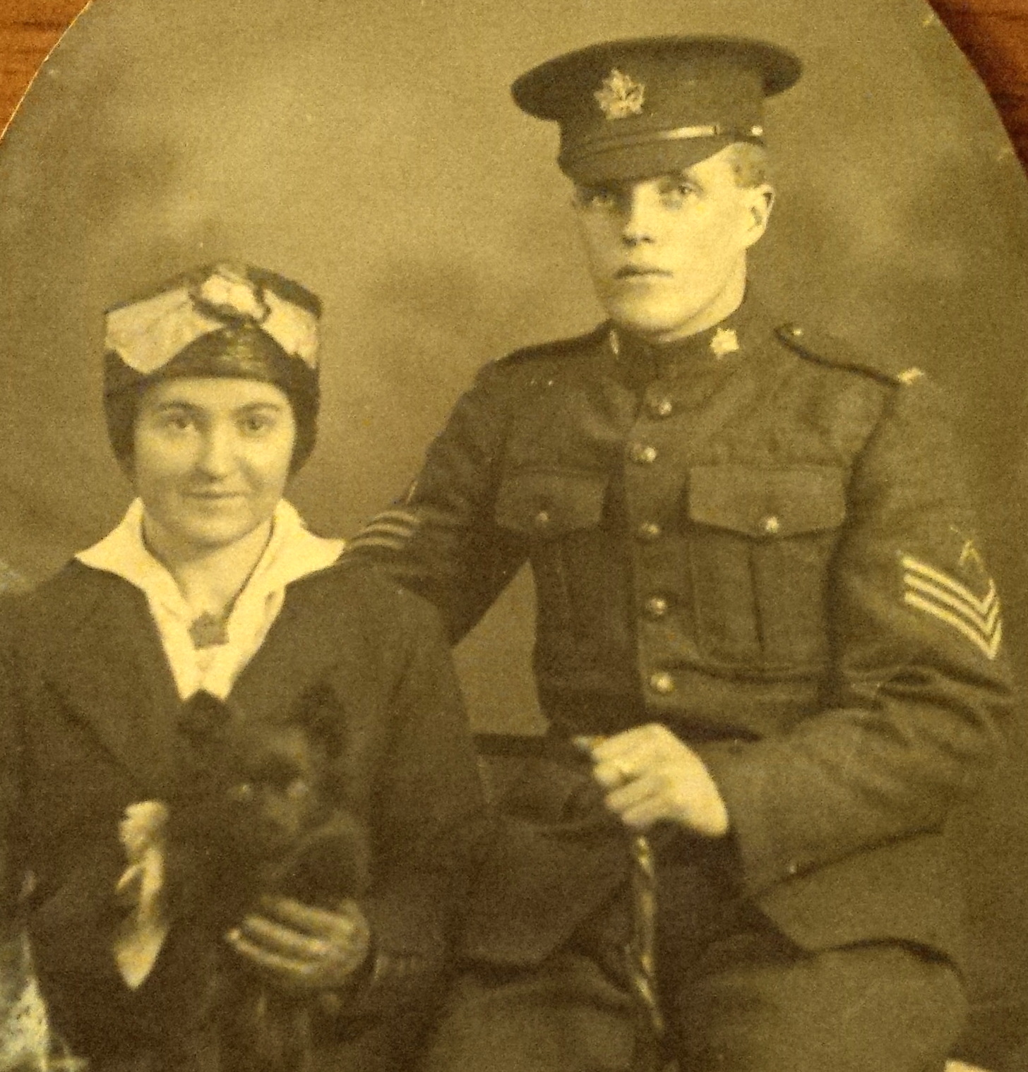 George Victor Hadfield and his wife, Florence.