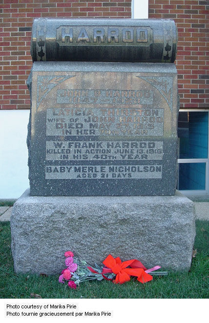 Harrod family memorial