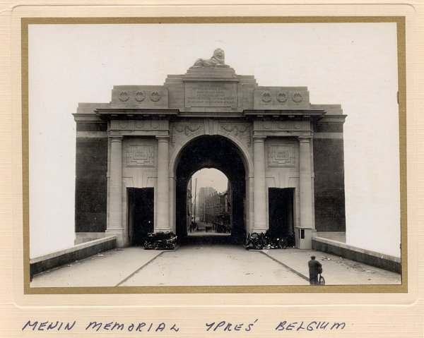 Menin Gate Memorial, Ypres, Belgium