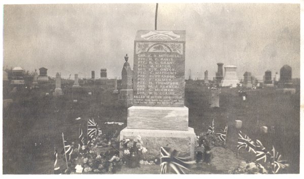 Bayham Memorial, Richmond Cemetery