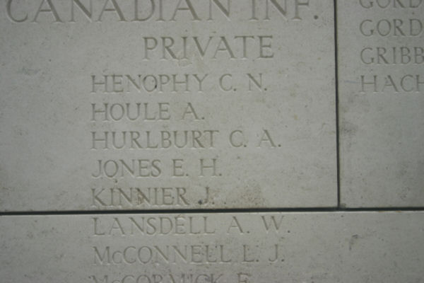Inscription on Menin Gate