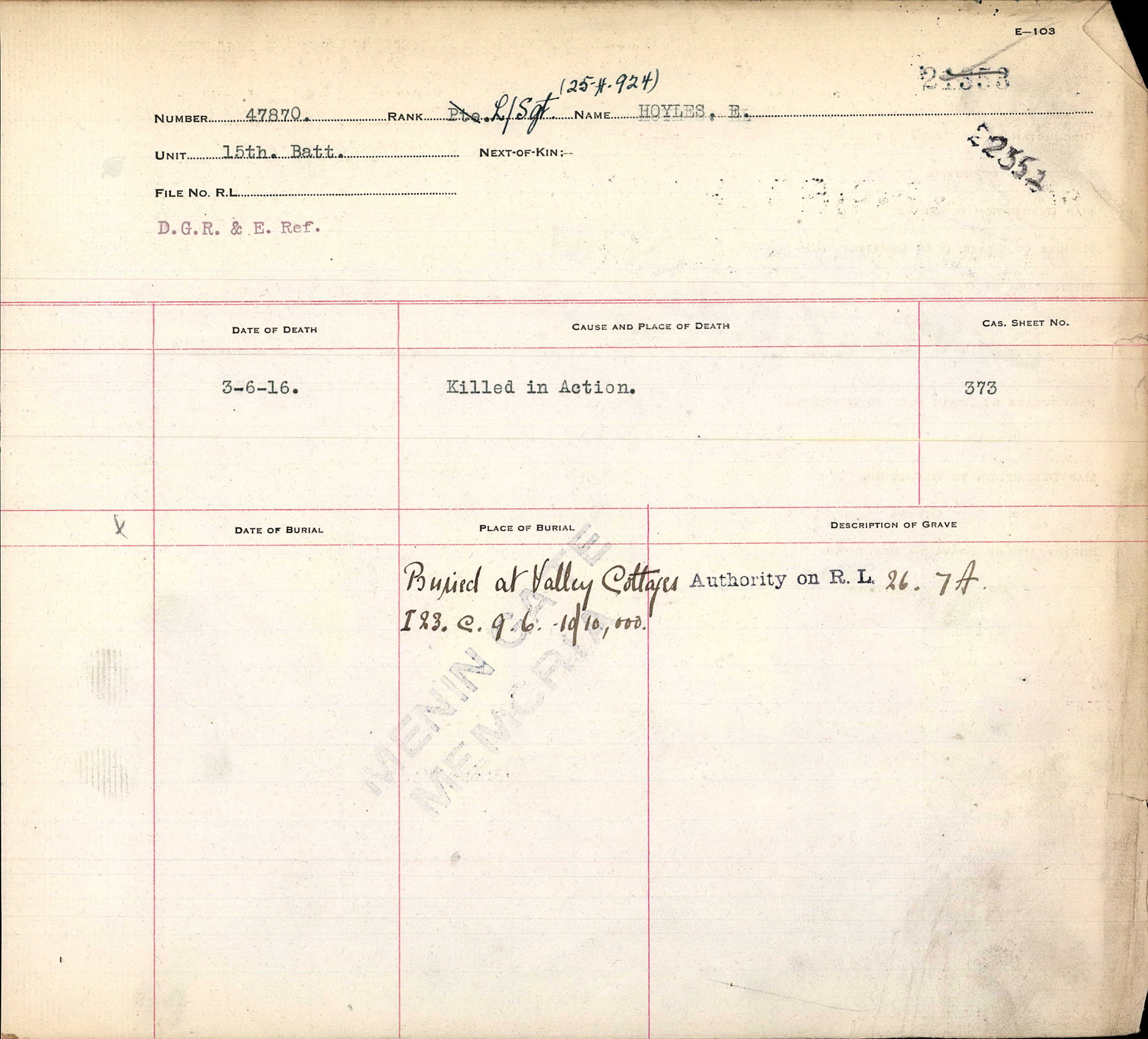 Photo of Ernest Hoyles