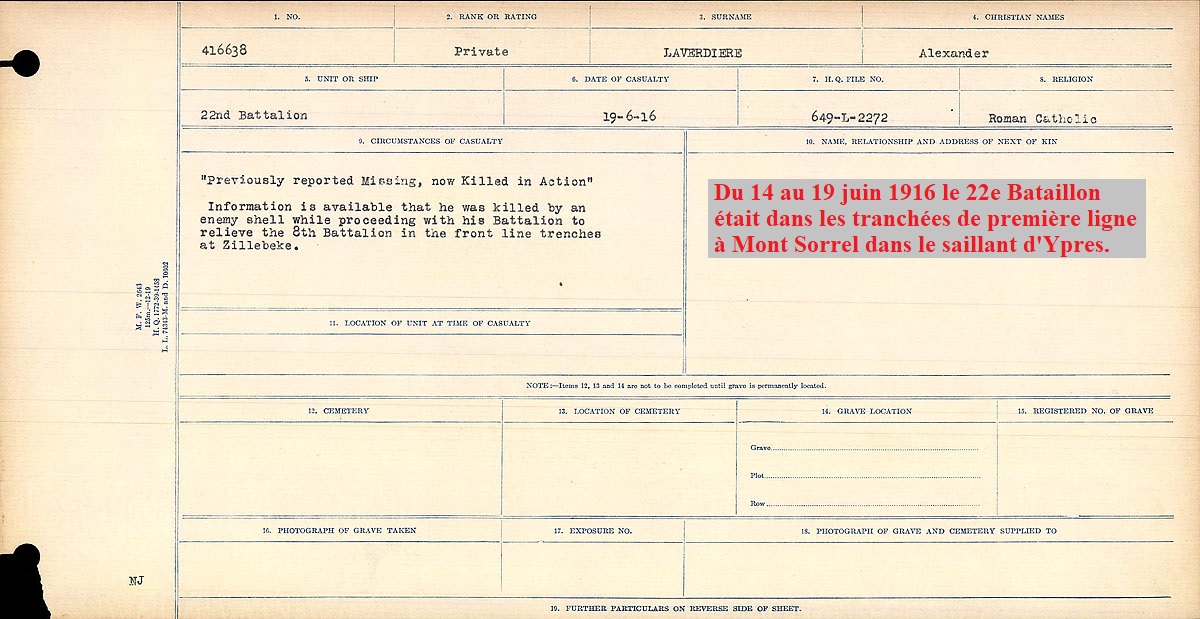 Circumstances of death registers
