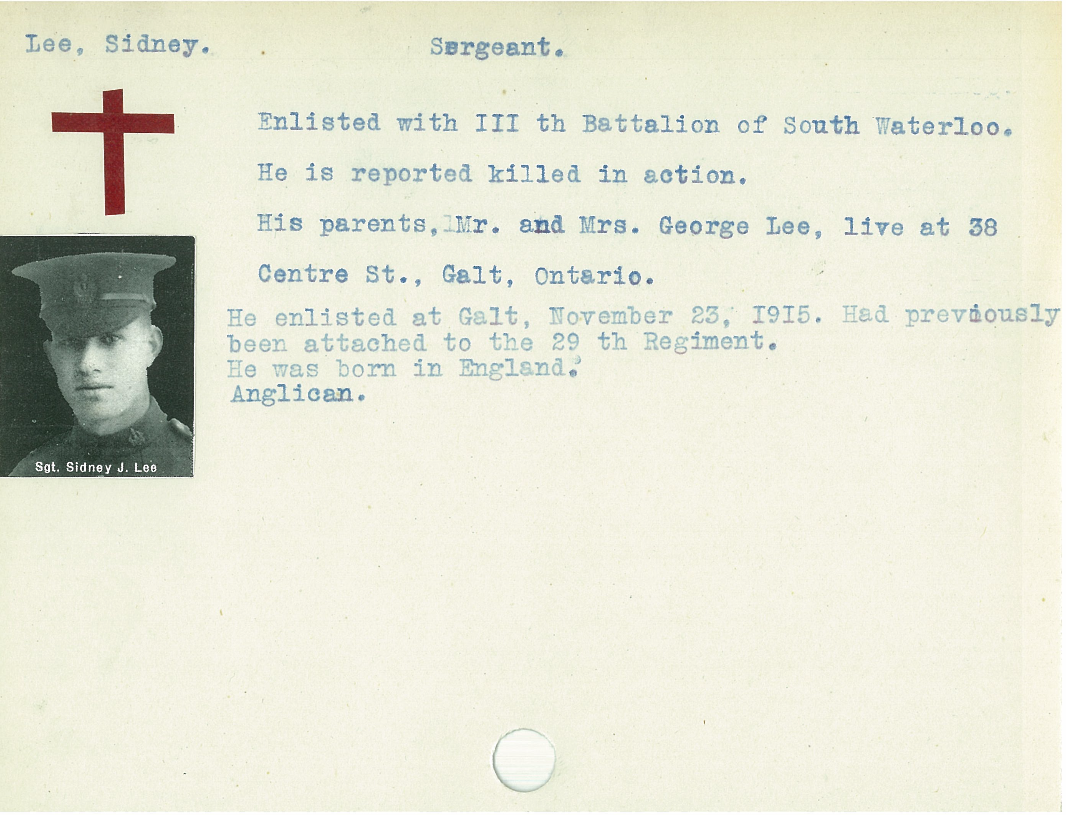 Photo of SIDNEY JAMES LEE