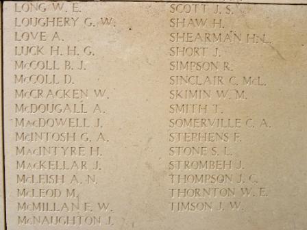 Inscription on Menin Gate Memorial