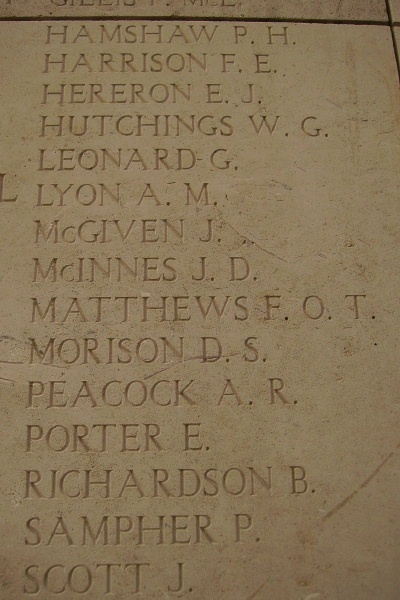 Inscription on Menin Gate Memorial