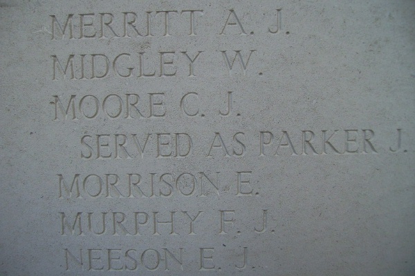 Inscription on Menin Gate Memorial