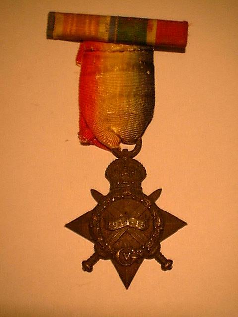 1914-15 Star with Ribbon