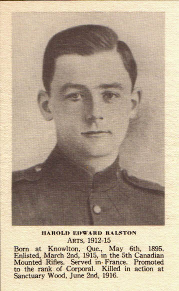 Photo of Harold Edward Ralston