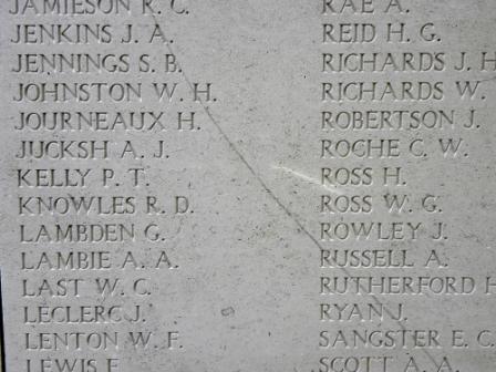 Inscription on Menin Gate Memorial