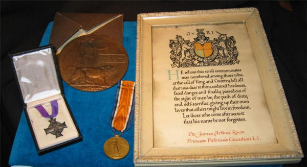 Memorial Cross and Letter
