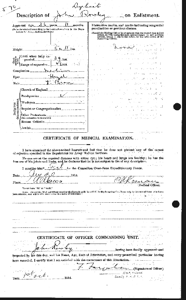 Attestation Paper (page 2)