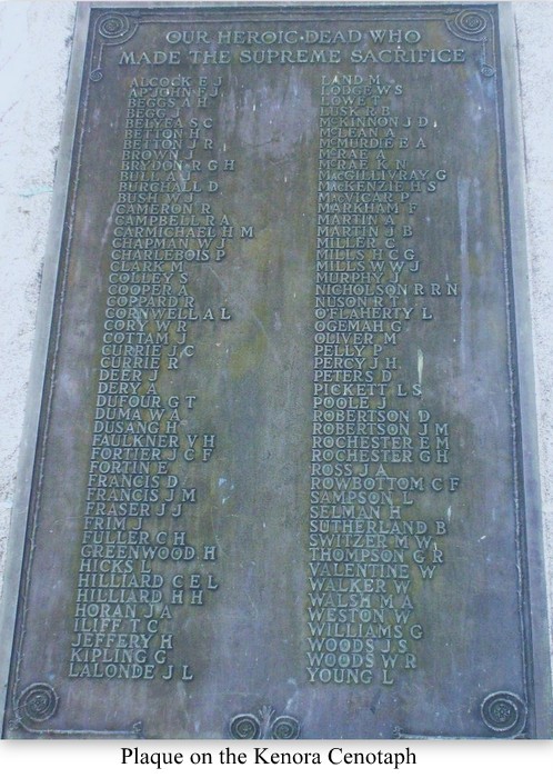 Kenora Cenotaph