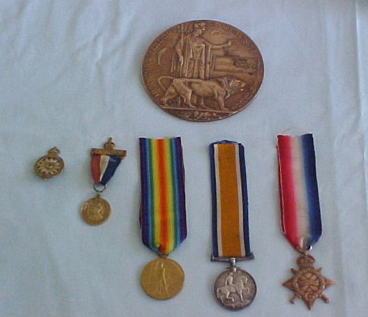 Medals awarded to Lorne Sherriff