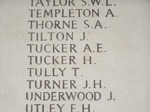 Closer view of Inscription