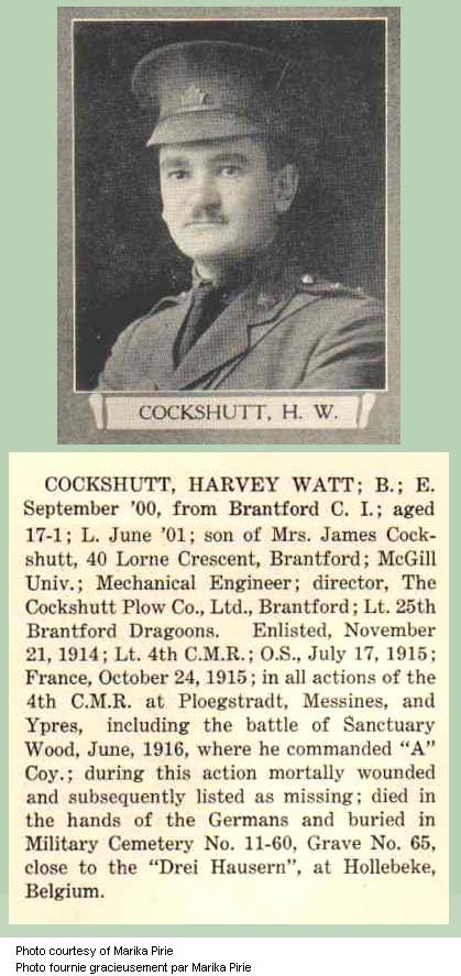 Photo of Harvey Watt Cockshutt
