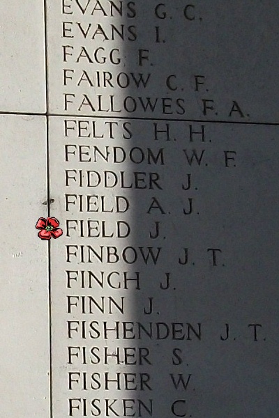 Inscription on the Menin Gate