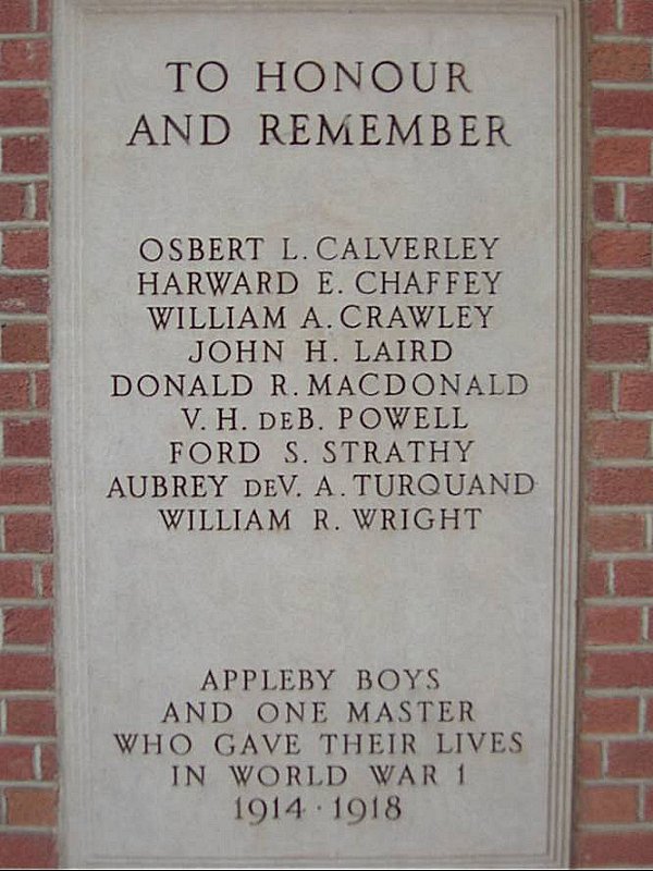 Appleby College Honour Roll