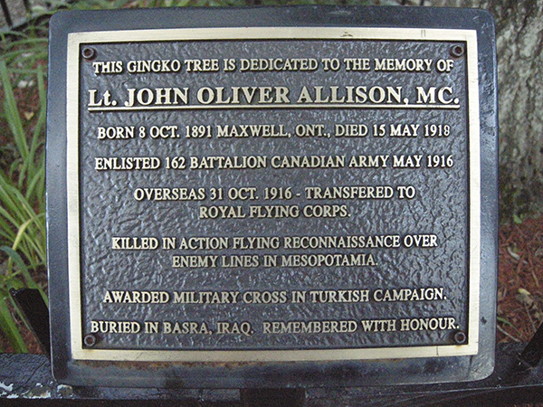 Memorial Plaque