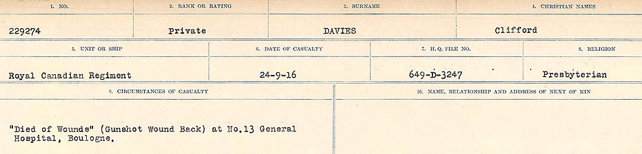 Circumstances of death registers